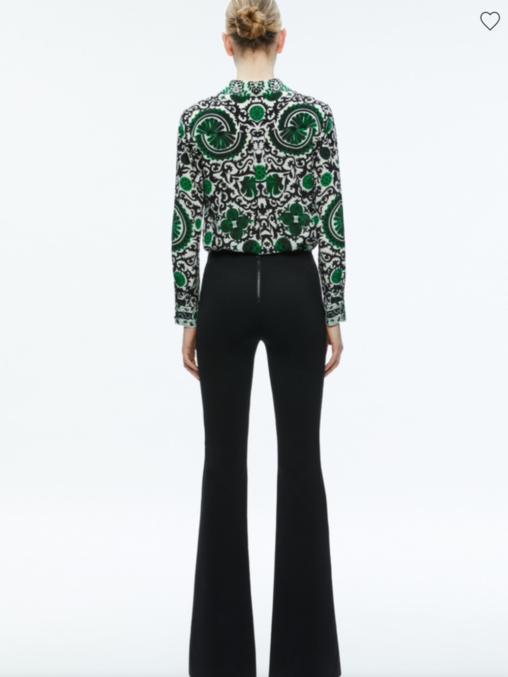 Alice + Olivia Willa Blouse Top. 100% Silk Shirt.  New without tags. - Picture 5 of 13